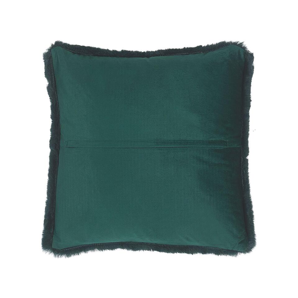 Beliani Sierkussen TANDUR - Groen polyester