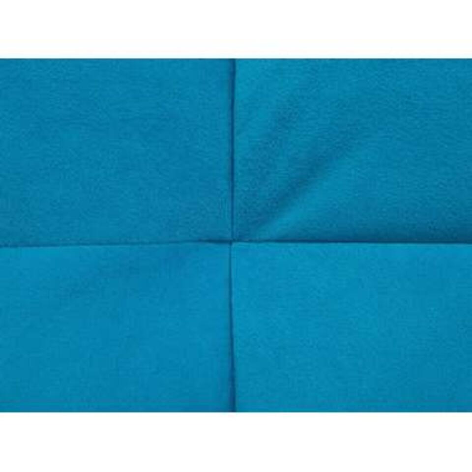 Beliani Driezitsbank - SILJAN blauw polyester