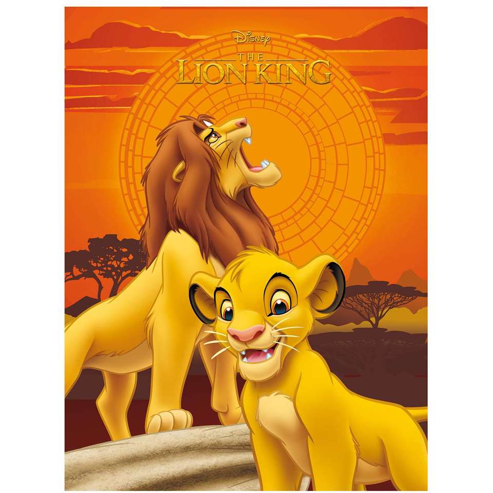 Disney The Lion King Fleeceplaid - 100 x cm - Oranje | Leen