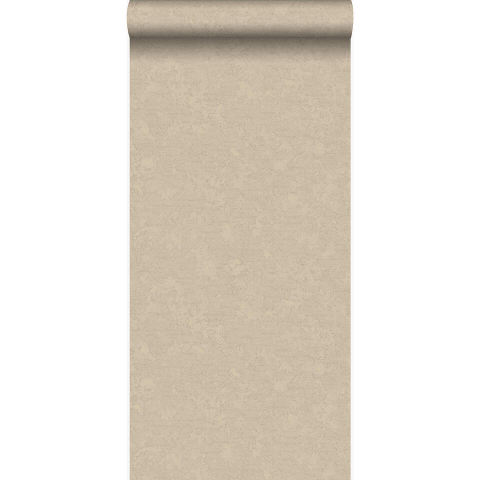 Voorzieningen volgorde Verminderen Origin behang - effen - glanzend brons - 53 cm x 10,05 m | Leen Bakker
