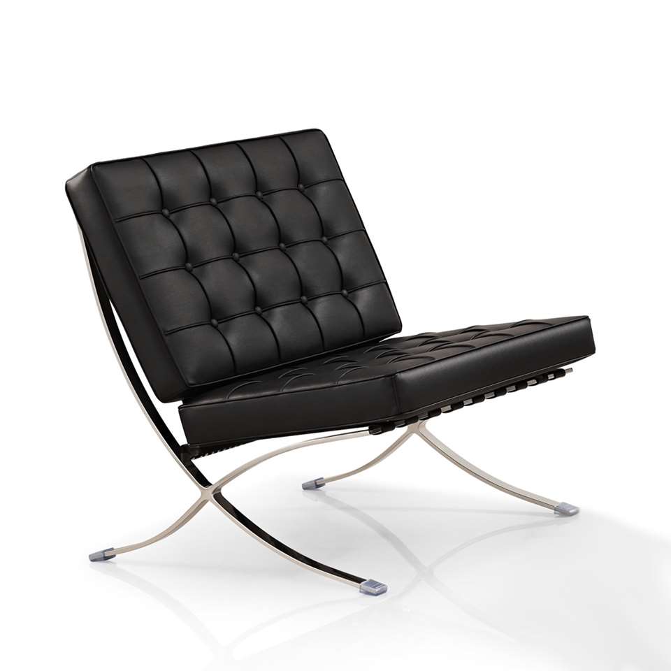 Barcelona Chair (replica) - Zwart