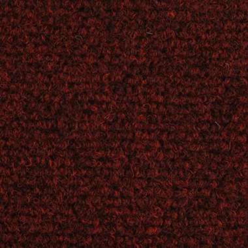 VIDAXL Trapmatten zelfklevend 65x21x4 cm naaldvilt rood 15 st