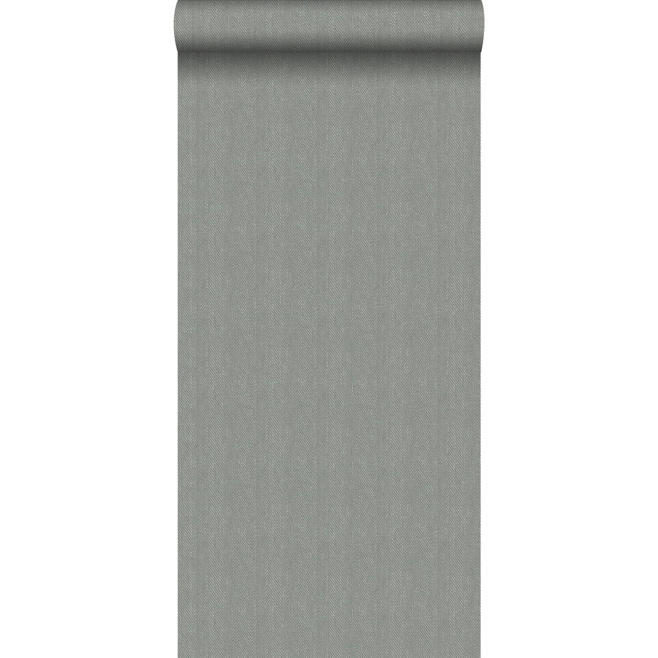 Origin behang - twill weving - blauw grijs - 0.53 x 10.05 m product