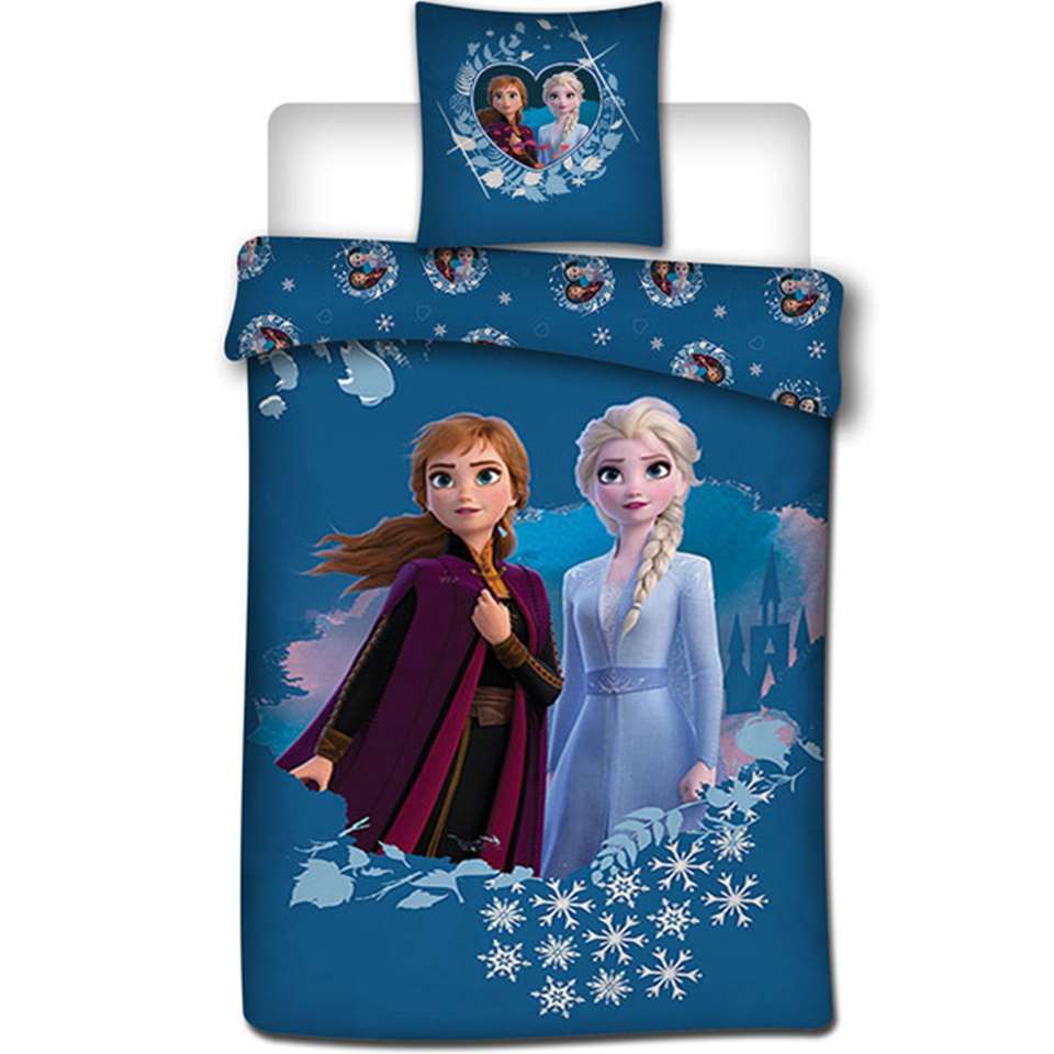 Mitt Respect knoflook Disney Frozen - Dekbedovertrek - Eenpersoons - 140 x 200 cm - Polyester |  Leen Bakker