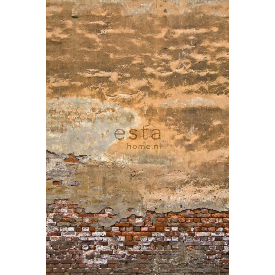 ESTAhome fotobehang - old Tuscan wall - oranje - 186 x 279 cm product