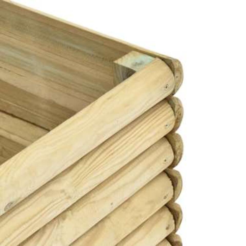 VIDAXL Plantenbak verhoogd 450x50x96 cm geïmpregneerd grenenhout