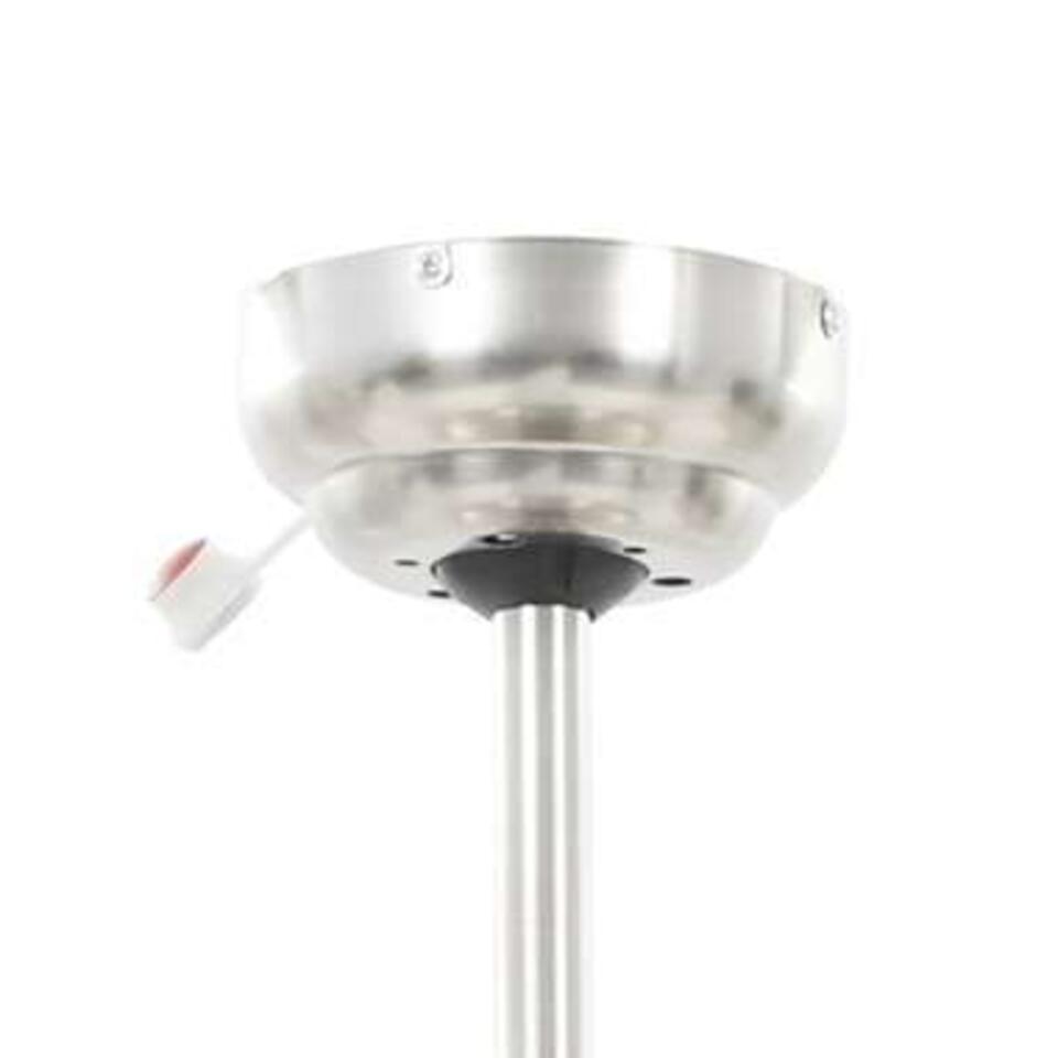 vidaXL Plafondventilator met lamp - 128 cm - wit