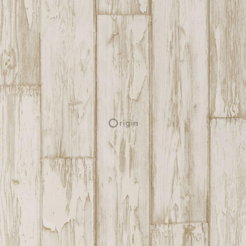 Origin behang - planken - beige - 52 cm x 10,05 m product