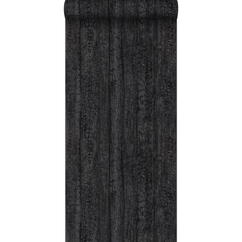 Origin behang - houtmotief - zwart - 53 cm x 10.05 m product