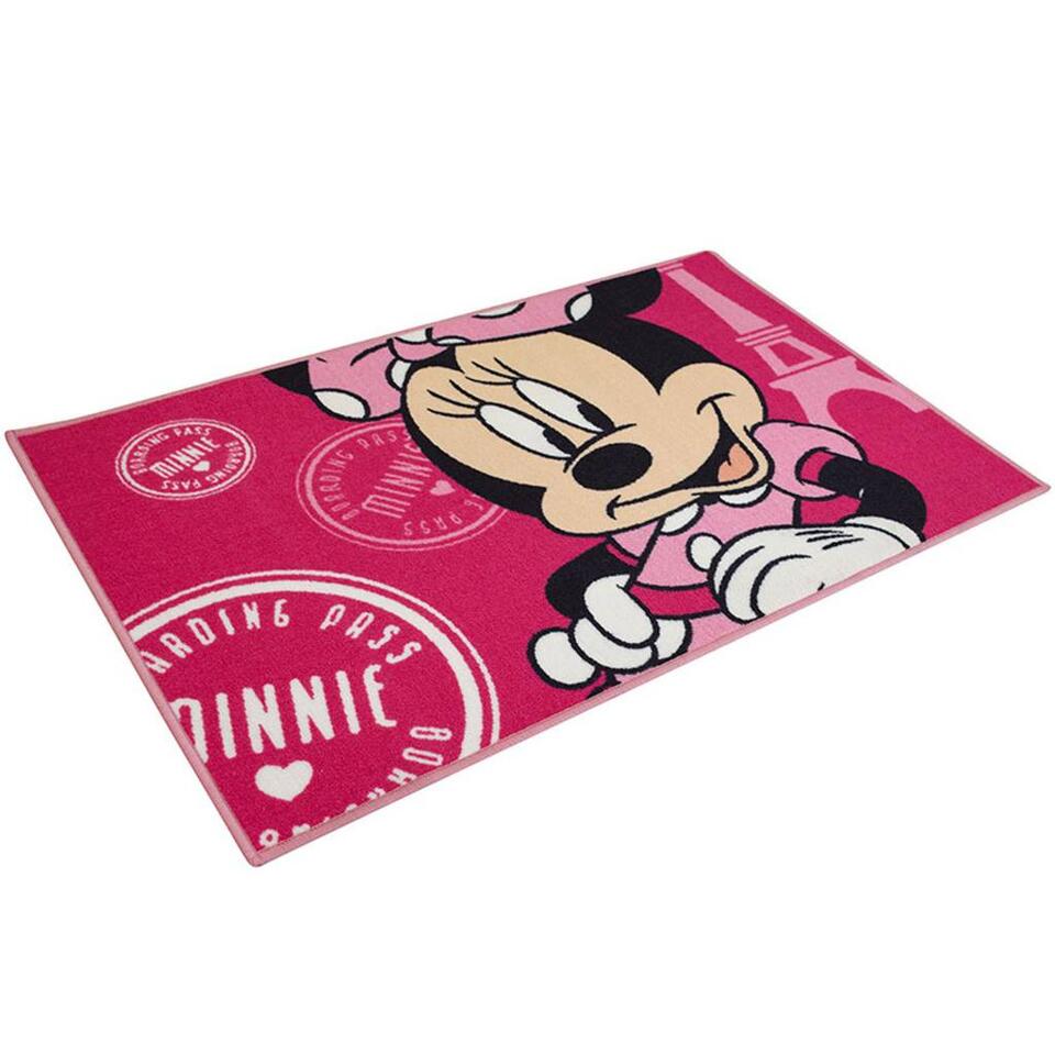 Disney Minnie Mouse Vloerkleed - 120 x 80 cm - Roze