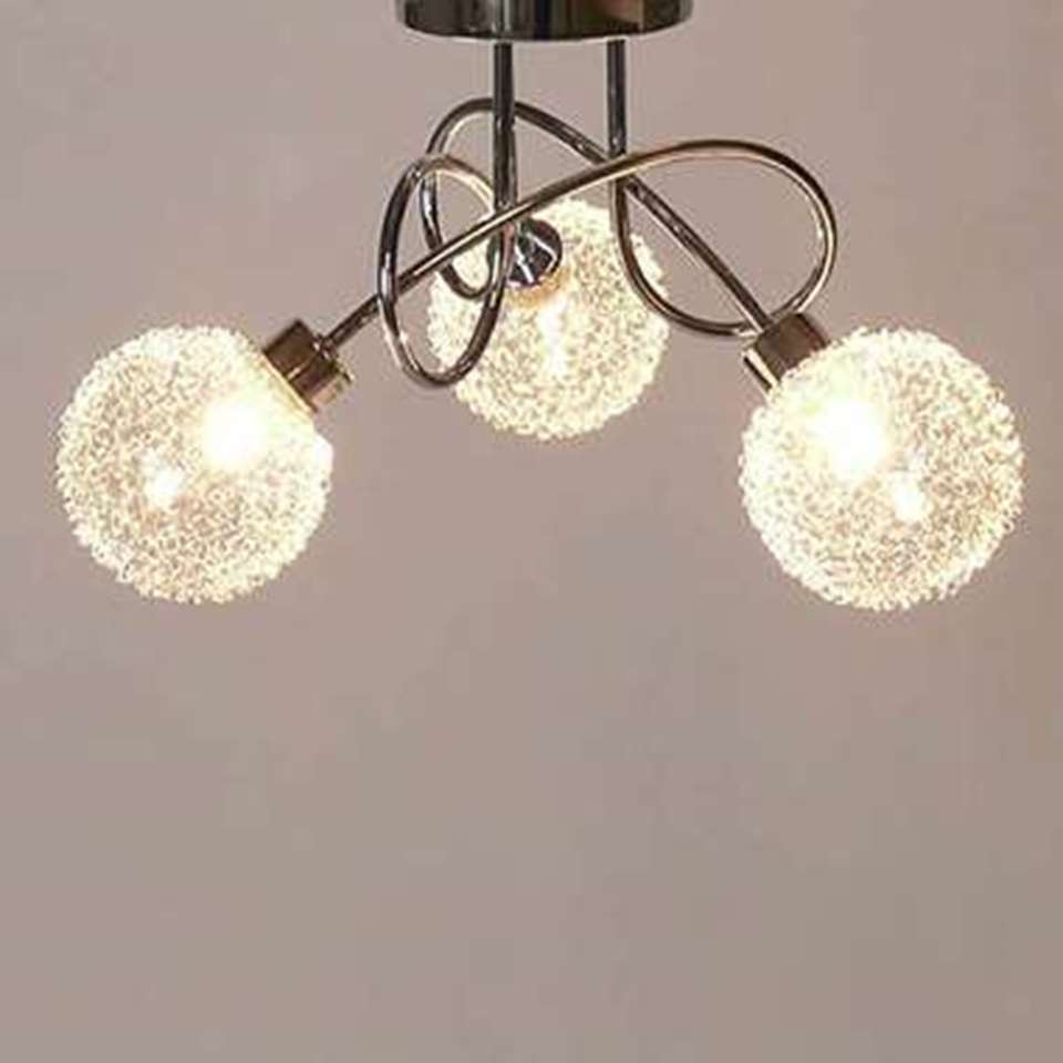 Trio Leuchten Plafondlamp Malonga - chroom
