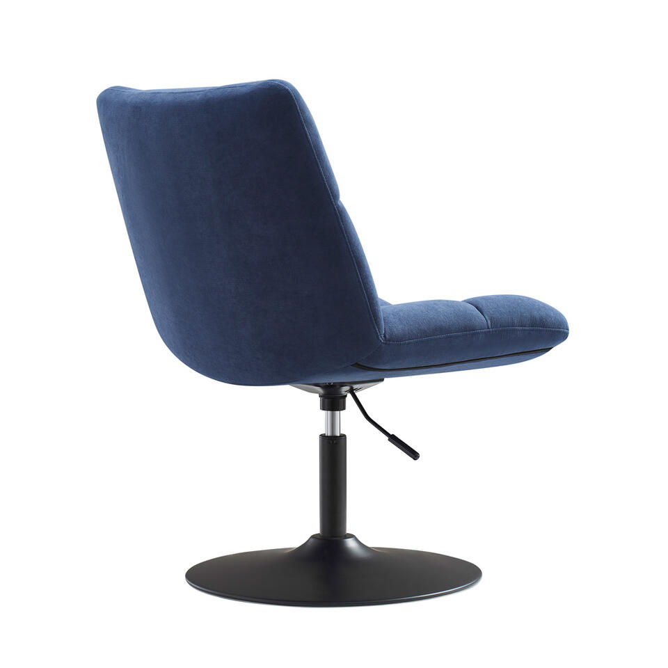 Design fauteuil Lille - Velvet blauw