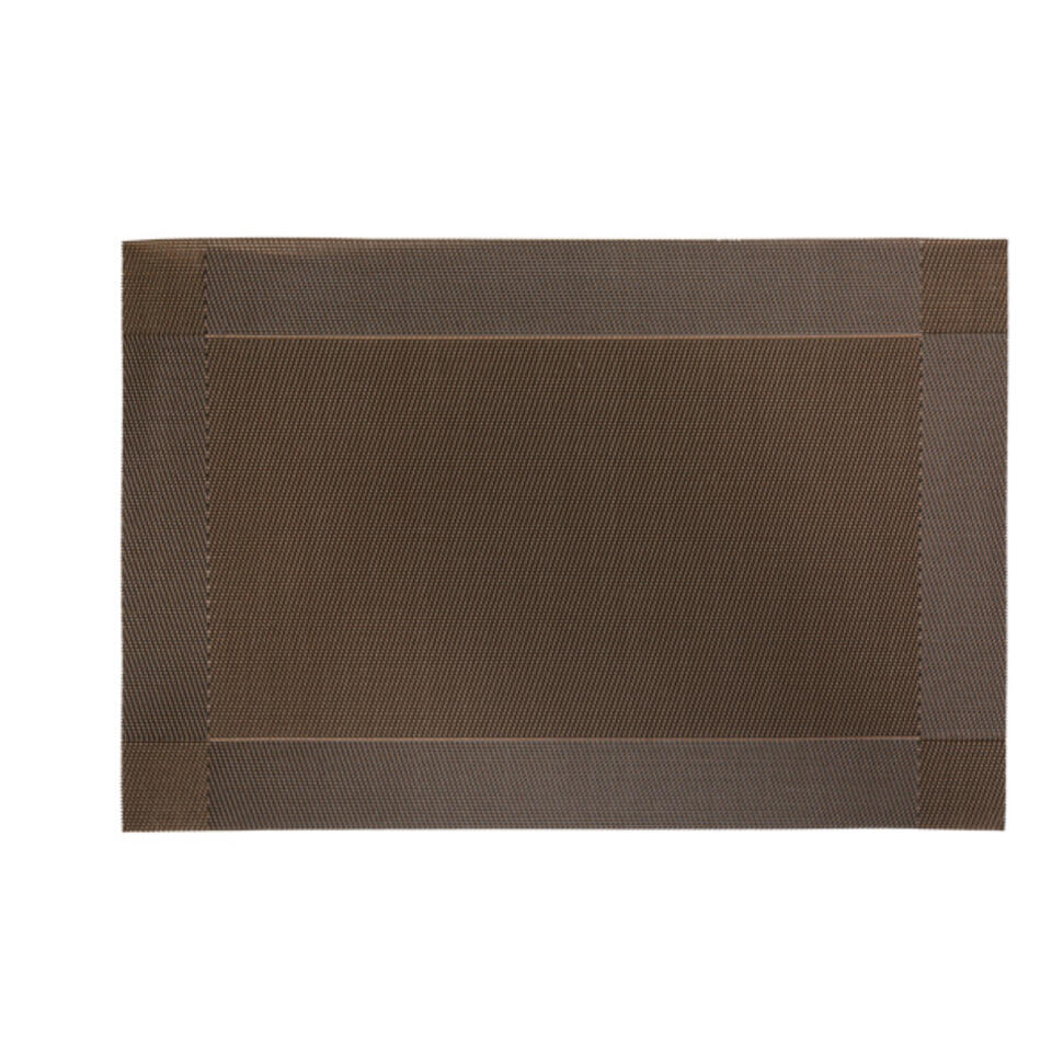 Cosy&Trendy placemat - Bruin - 45 x 30 cm - Set-12