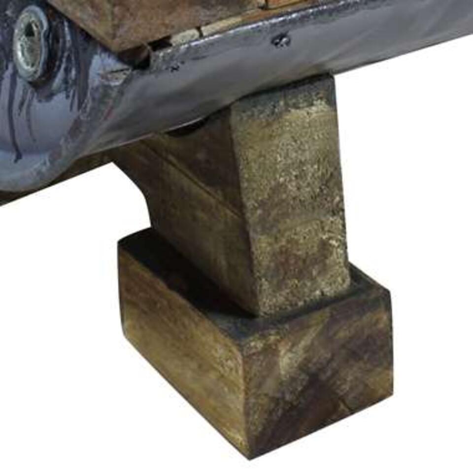 VIDAXL Salontafel 90x50x35 cm massief gerecycleerd hout