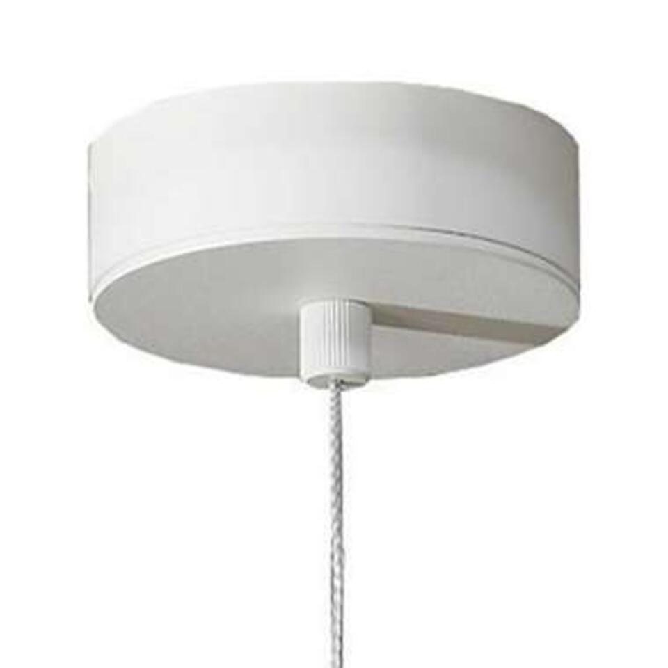 Artdelight Hanglamp Denver - 1 lichts - Ø 10 cm - wit