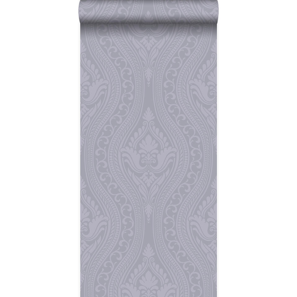 Origin behang ornamenten - en grijs - 53 cm x 10,05 m | Leen