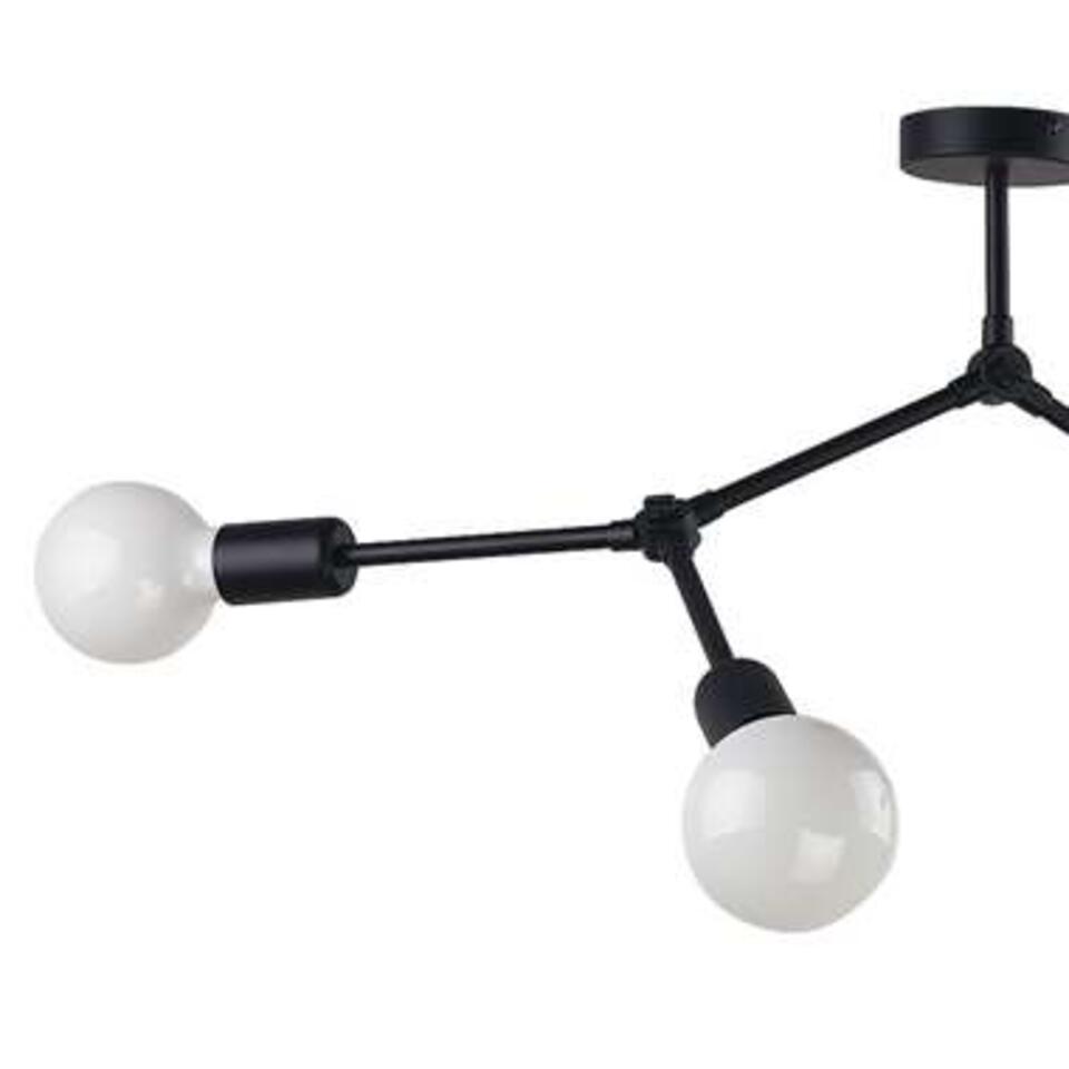 Nowodvorski Plafondlamp Twig - L 79 cm H 54 cm - zwart