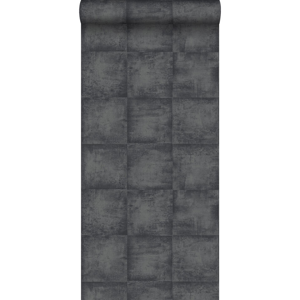 ESTAhome behang - betonlook - zwart - 53 cm x 10,05 m product