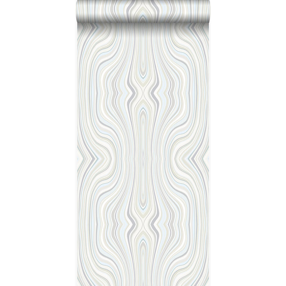 Origin behang - grafische lijnen - beige - 53 cm x 10,05 m product