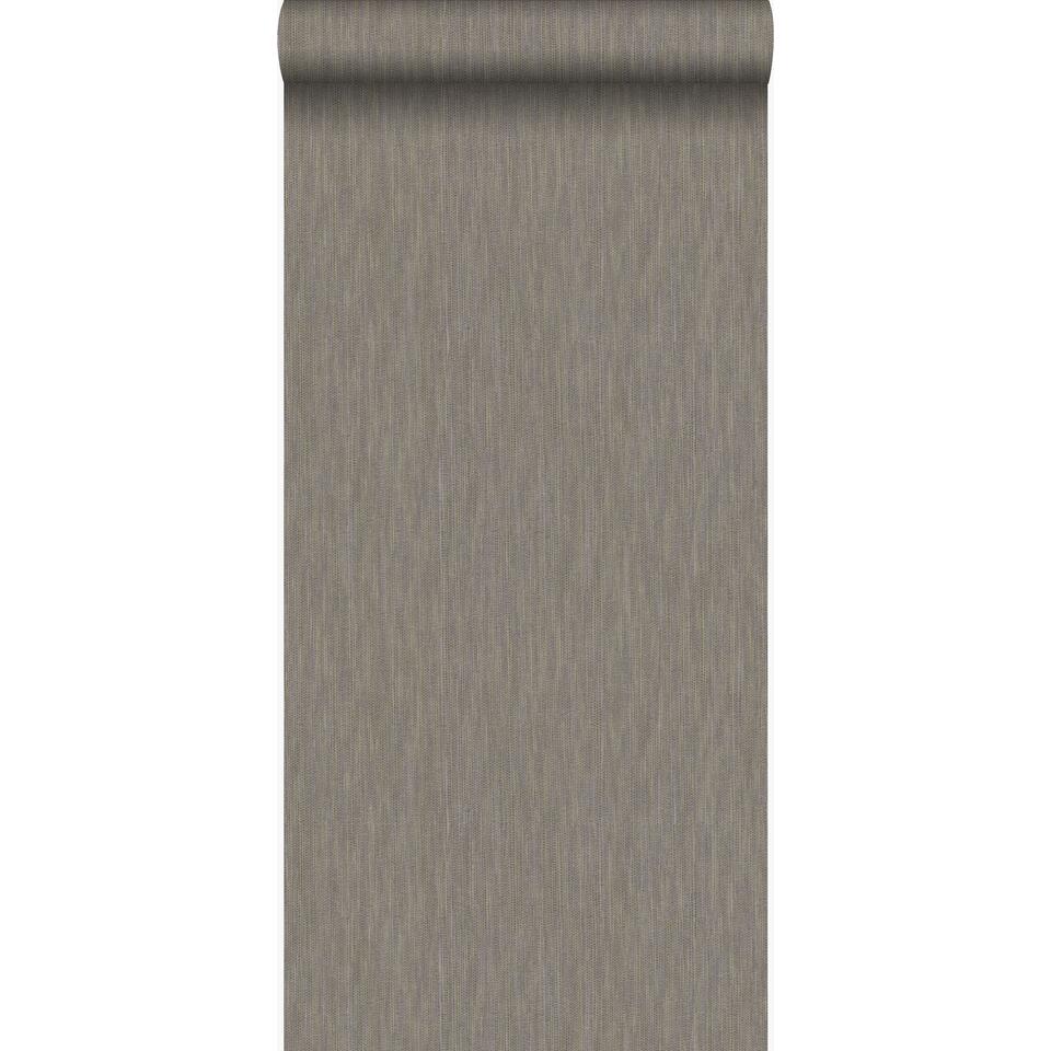 Origin behang - linnen - glanzend bruin - 53 cm x 10,05 m product
