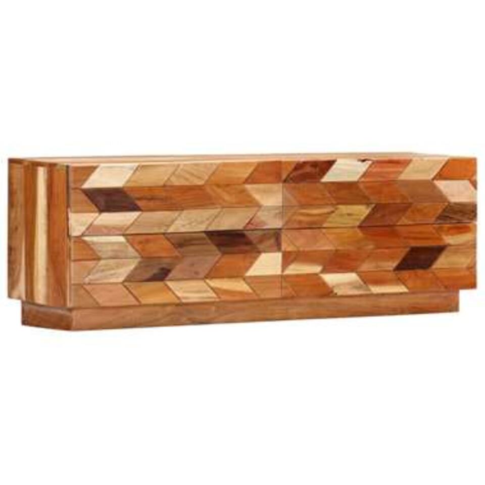 VIDAXL Tv-meubel 120x30x40 cm massief gerecycled hout