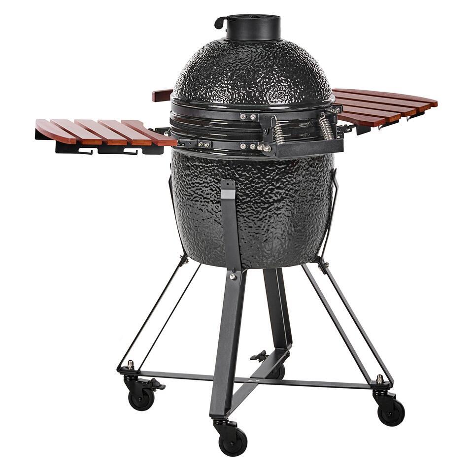 KAMADO - Houtskoolgrill - Zwart - Keramiek | Leen Bakker