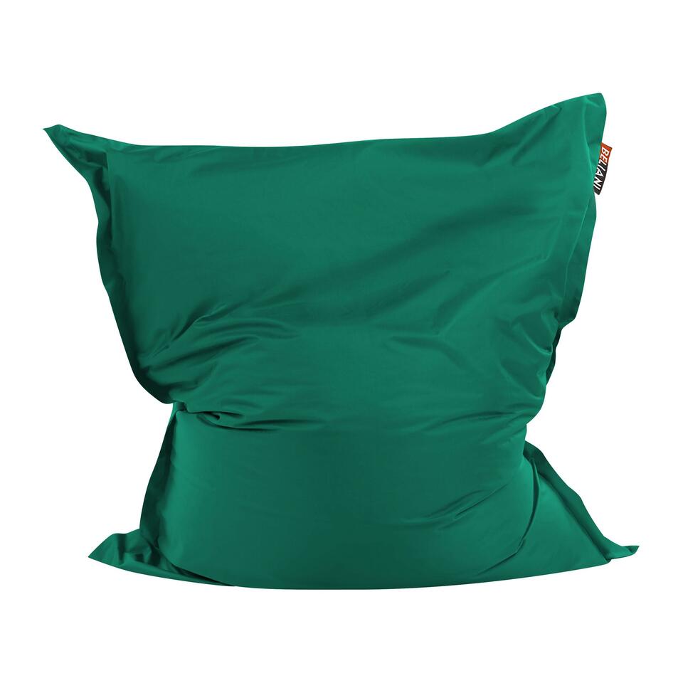 Beliani Grote zitzak FUZZY - groen polyester