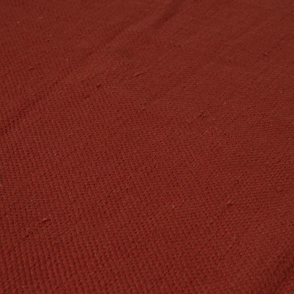 Interieur05 Vloerkleed Mono Katoen - Rood/Terracota - 160x230cm