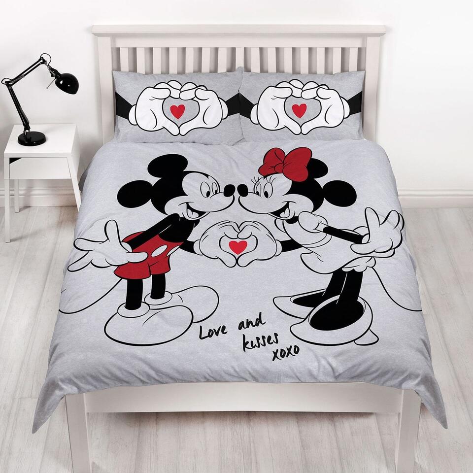 Scepticisme Bot bad Disney Minnie Mouse Dekbedovertrek Love-200 x 200 cm | Leen Bakker