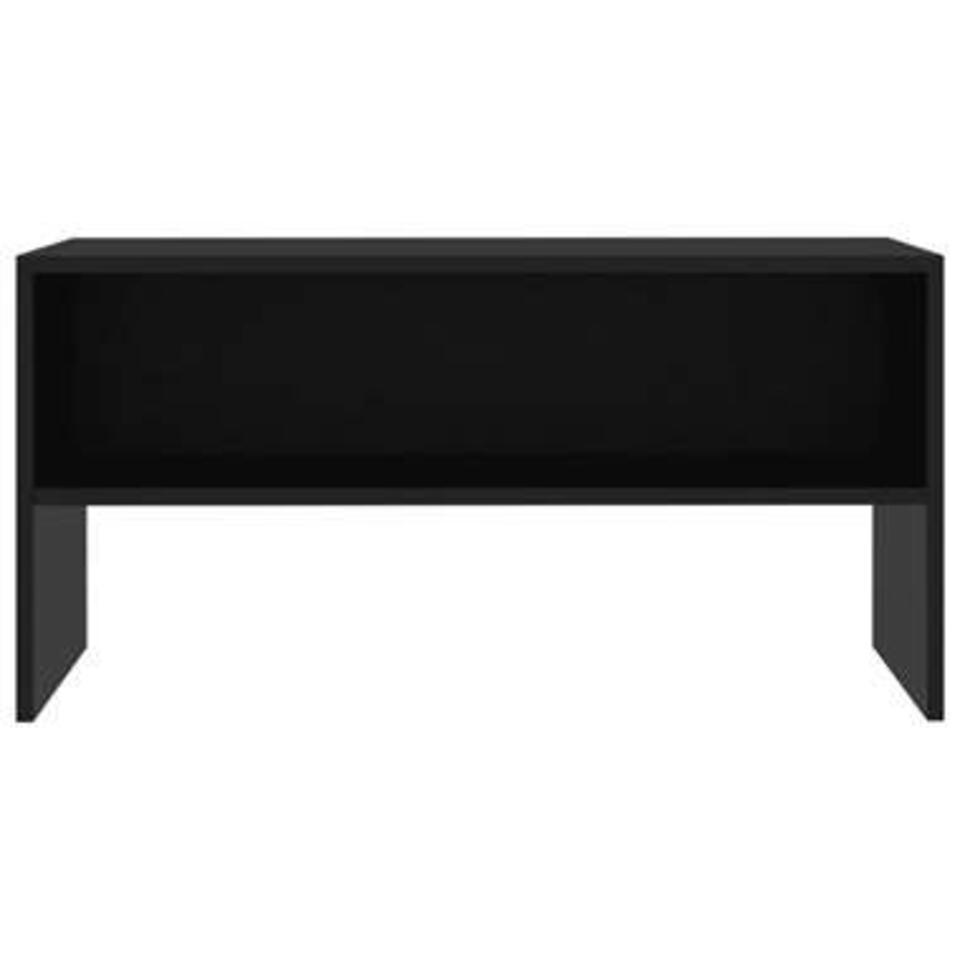VIDAXL Tv-meubel 80x40x40 cm spaanplaat zwart