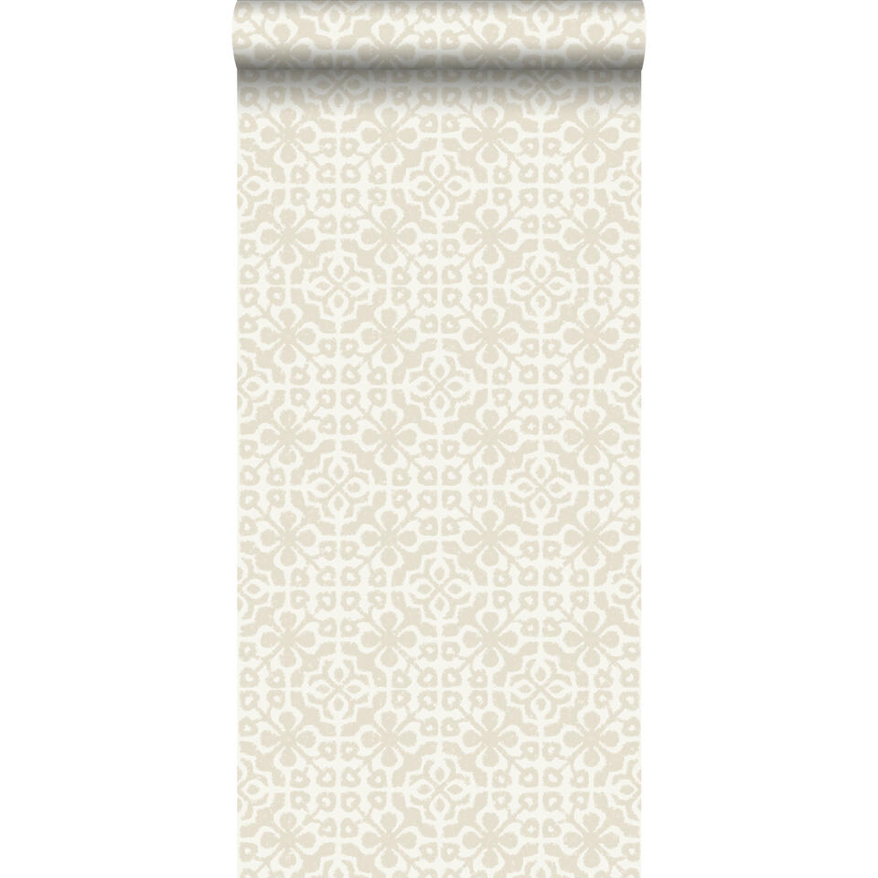ESTAhome behang - verweerde tegels - beige - 53 cm x 10,05 m product