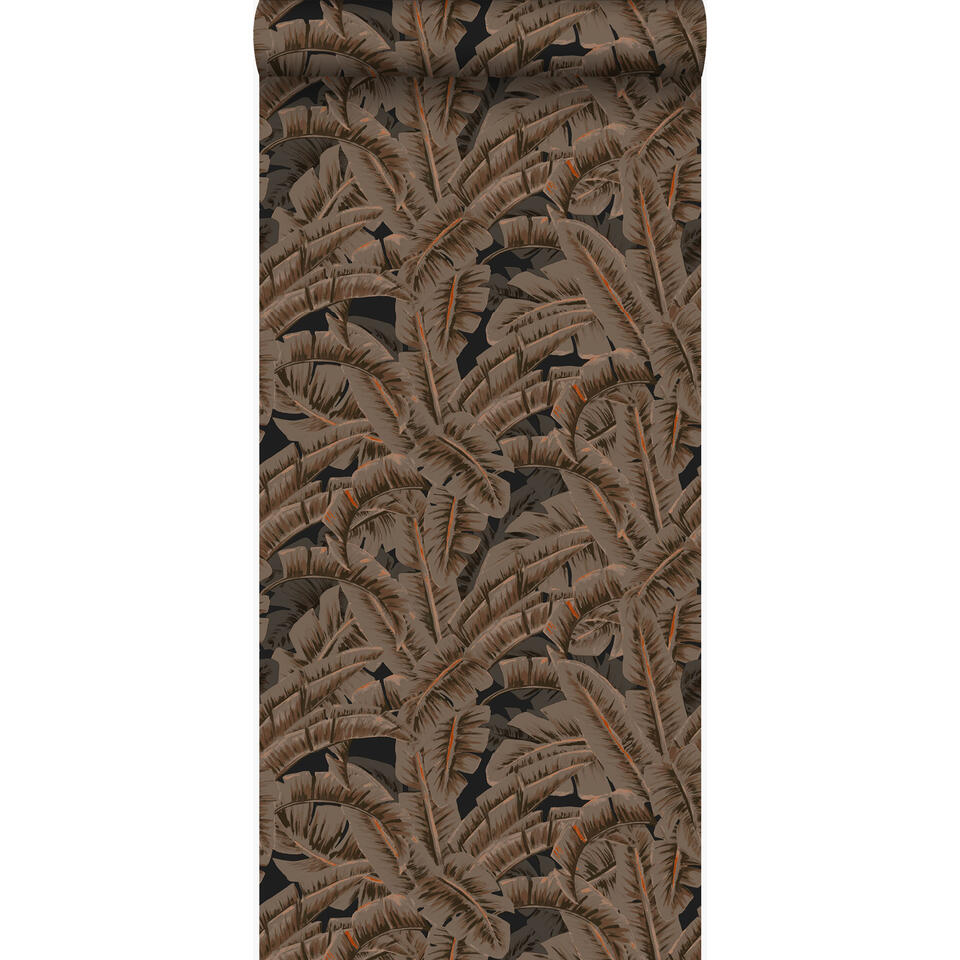 Origin behang - palmbladeren - roest bruin - 53 cm x 10,05 m product