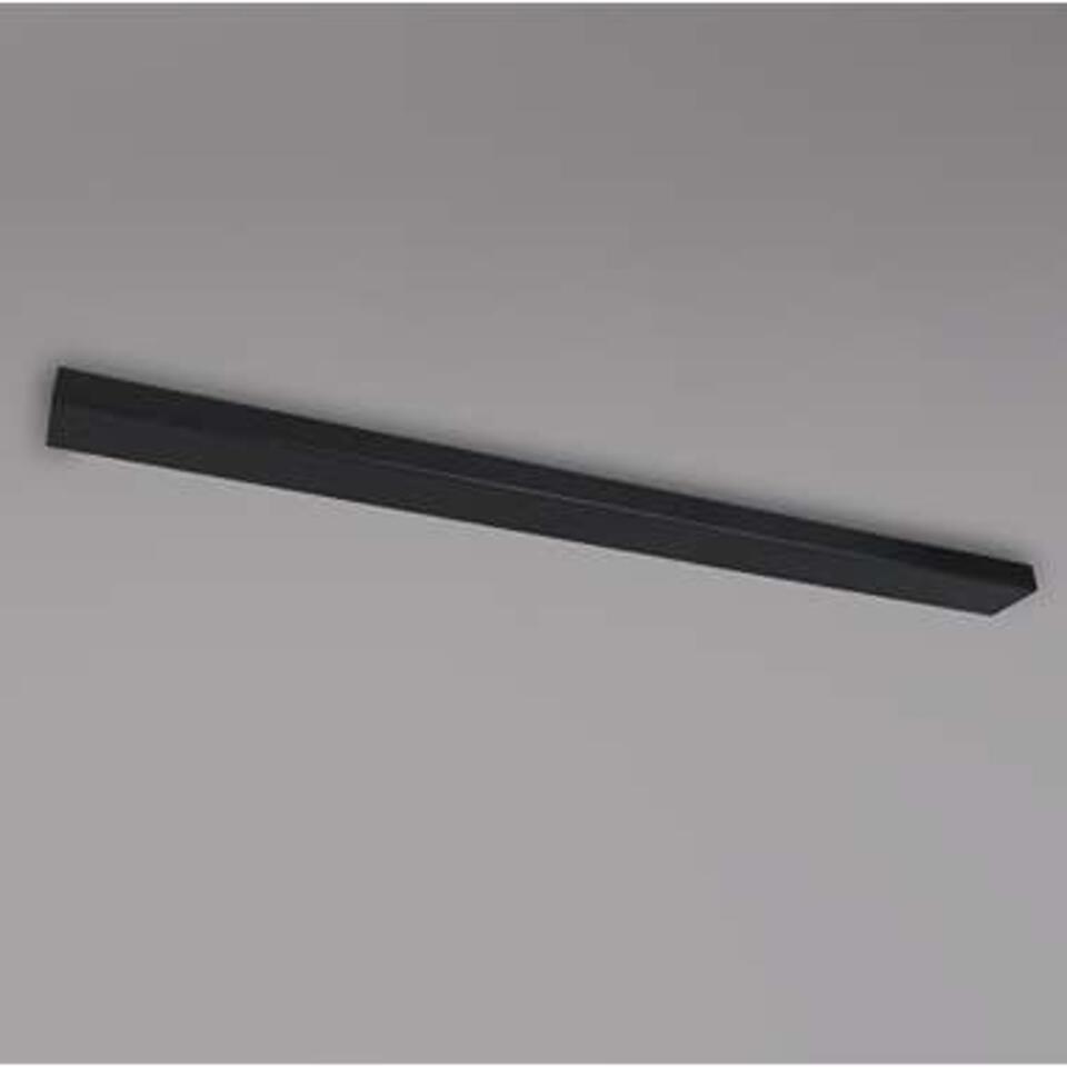 Freelight Plafondplaat - L 125 cm x B 8 cm - zwart