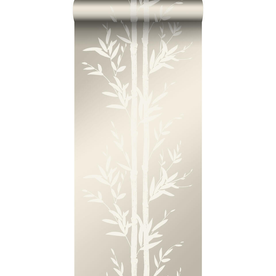 Origin behang - bamboe - gebroken wit - 53 cm x 10,05 m product