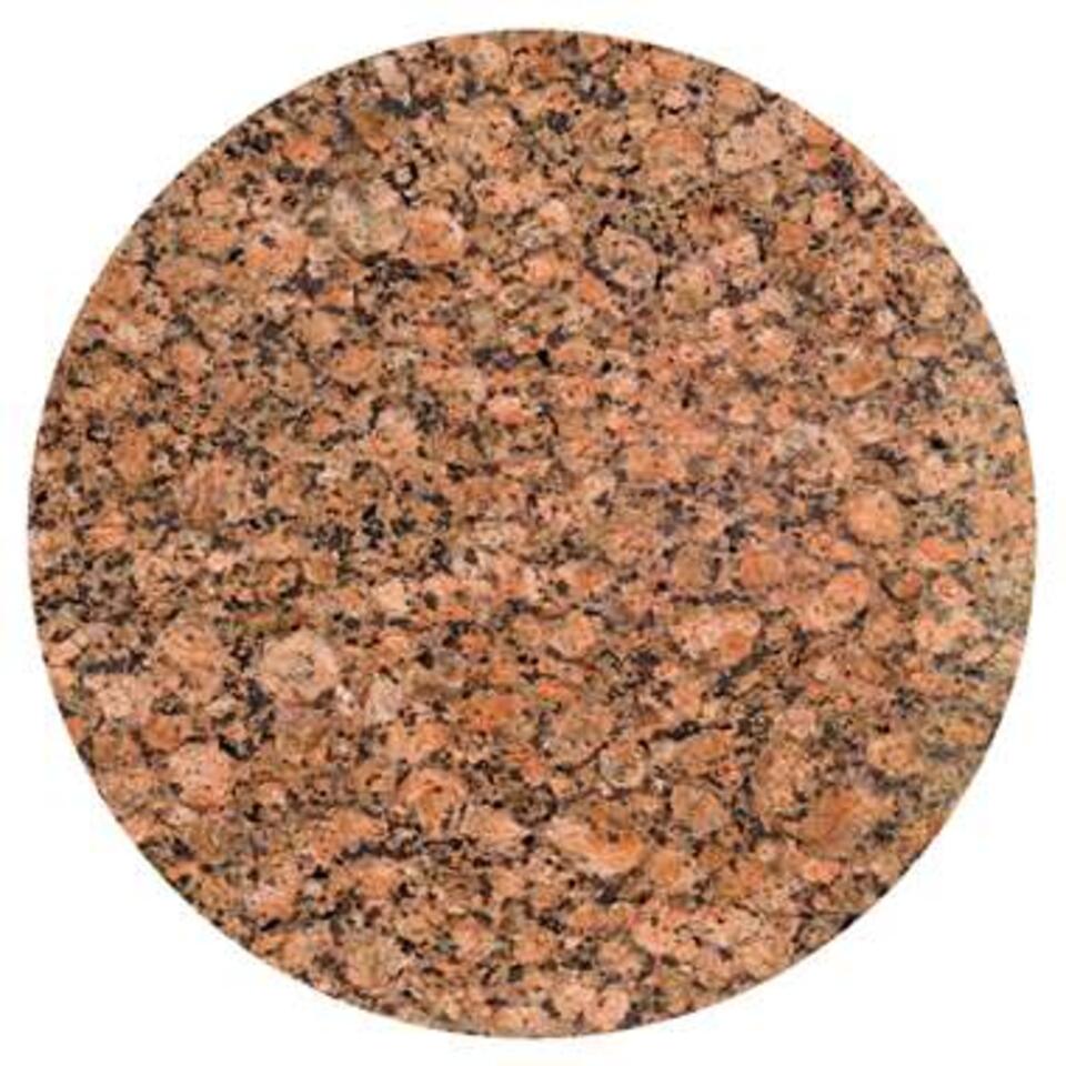 VIDAXL Salontafel 40x40x40 cm echt steen met marmeren textuur bruin