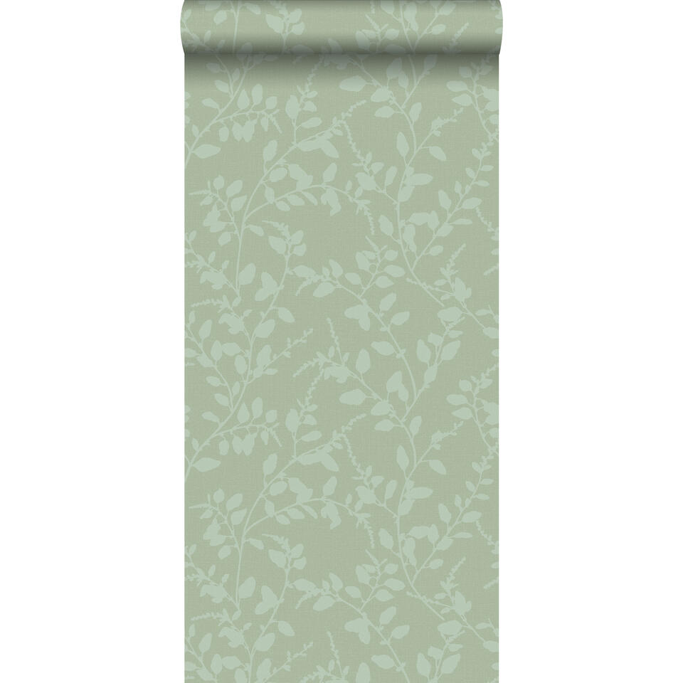 ESTAhome behang - bladmotief - groen - 0.53 x 10.05 m product