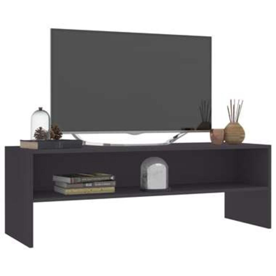 VIDAXL Tv-meubel 120x40x40 cm spaanplaat grijs