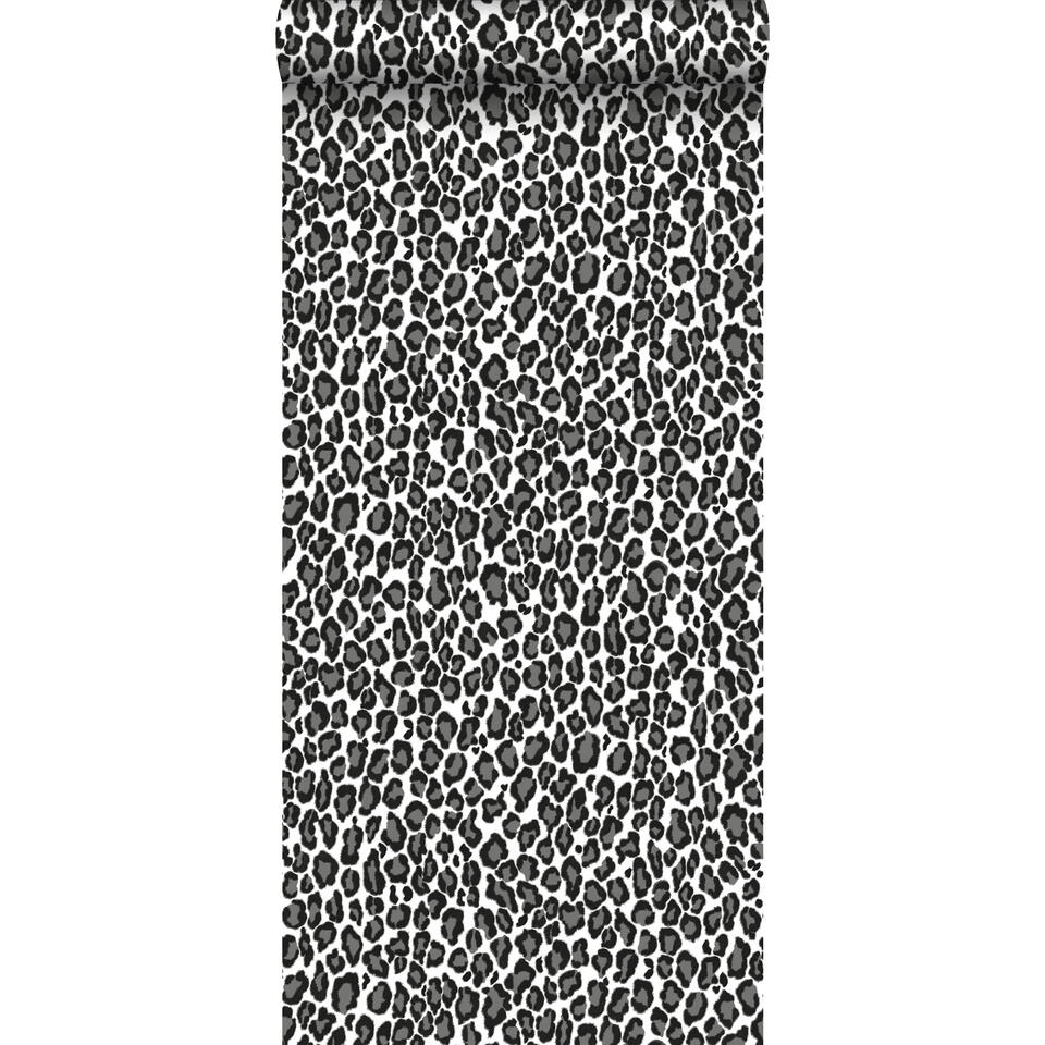ESTAhome behang - panters - zwart en wit - 53 cm x 10,05 m product