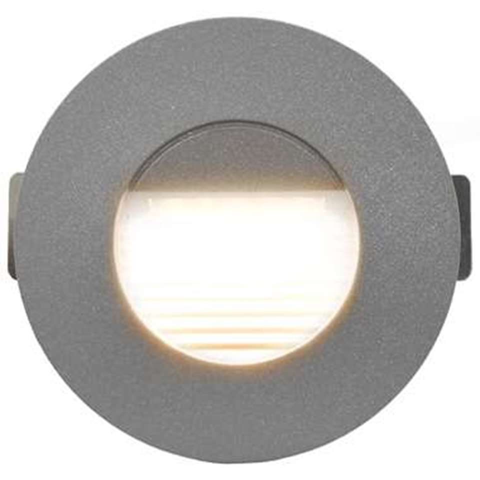 VIDAXL LED-buitenwandlampen 6 st 5 W rond zilverkleurig