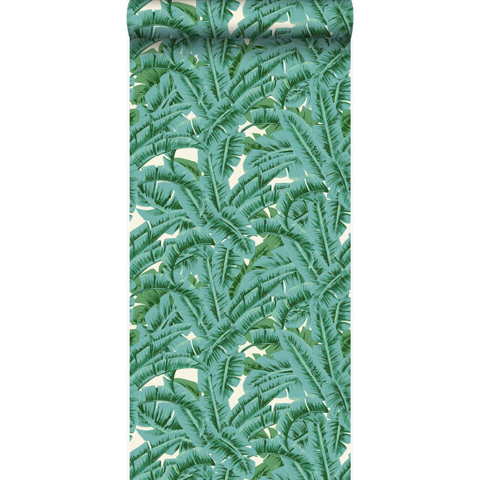 Origin behang - palmbladeren - groen - 53 cm x 10,05 m product