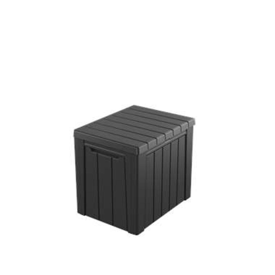 Keter Urban Opbergbox 113L - Antraciet 59.6x46x53 cm | Leen Bakker