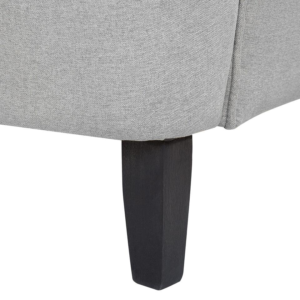 Beliani Oorfauteuil ABSON - grijs polyester