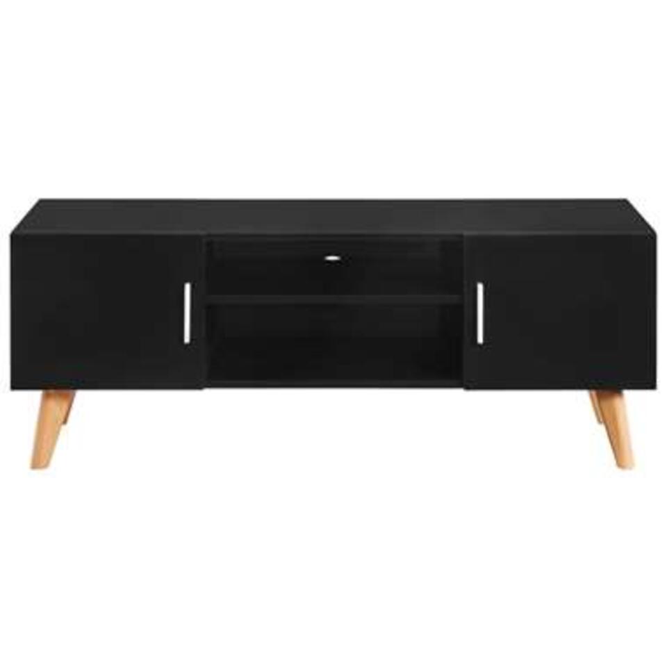 VIDAXL Tv-meubel 120x40x46 cm MDF zwart