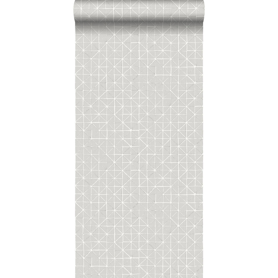 ESTAhome behang - geometrische vormen - taupe - 53 cm x 10,05 m product