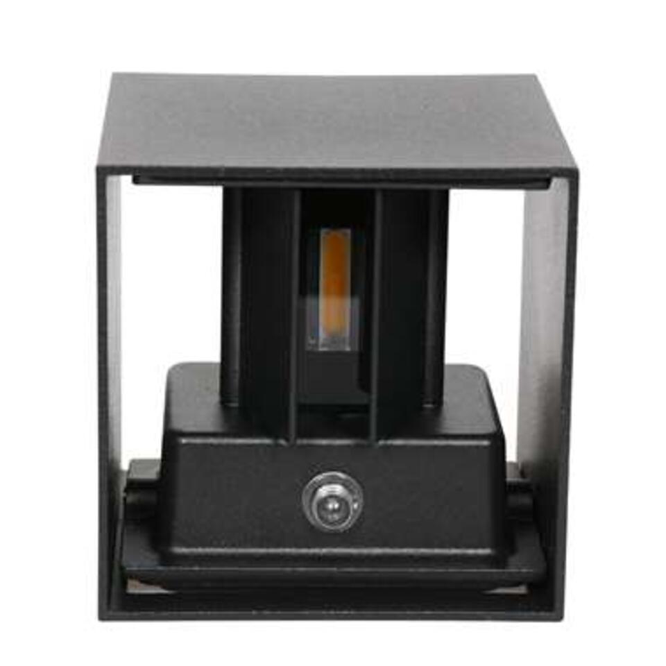 Steinhauer Buitenlamp Boxx - LED - 2 lts - dag nacht sensor - zwart