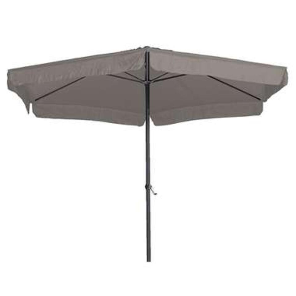 rechtdoor Benadrukken Voetganger Garden Impressions Delta parasol Ø300 - taupe | Leen Bakker