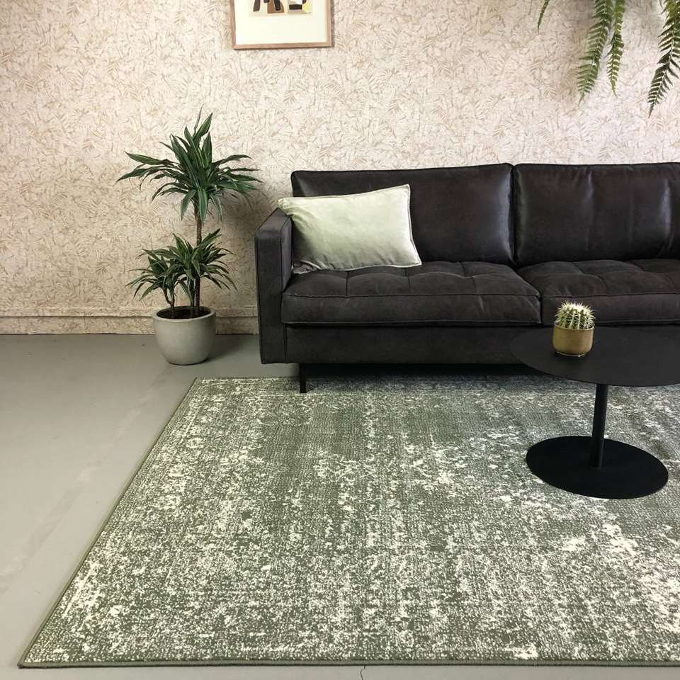 EVA Interior Vloerkleed Bloom - Groen - 120 x 170 cm - (S)