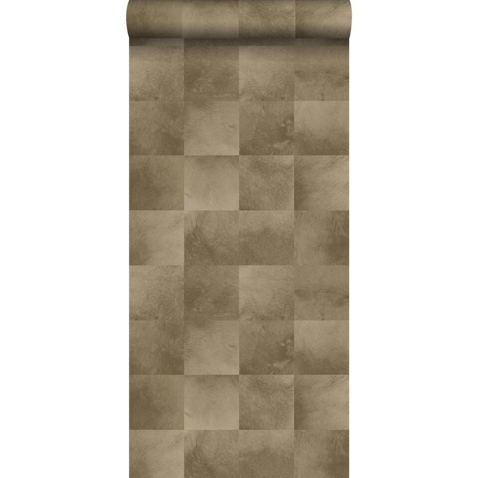 ESTAhome behang - dierenhuid - donker beige - 0.53 x 10.05 m product