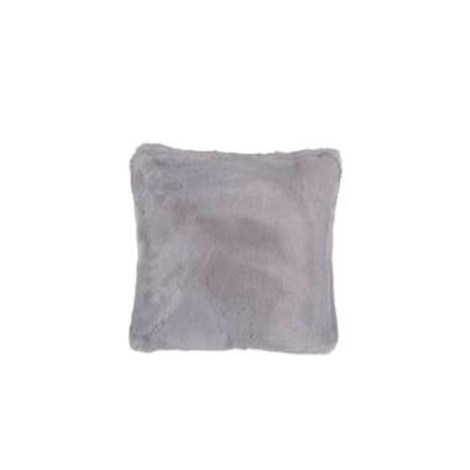 Beliani Bank met slaapfunctie TANDUR - grijs polyester