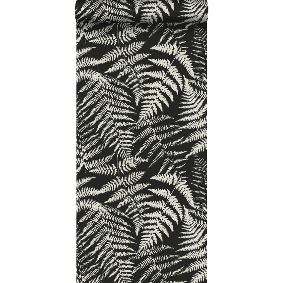 ESTAhome behang - varens - zwart wit - 0.53 x 10.05 m product